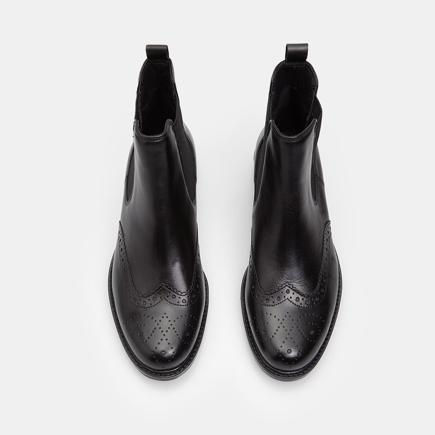 Bata Bottines femme cuir chelsea brogue