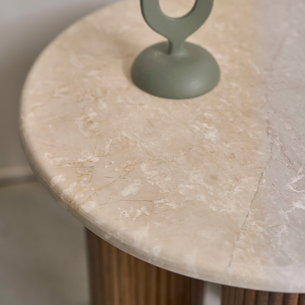 Berah Getah Toscane table appoint ronde marbre