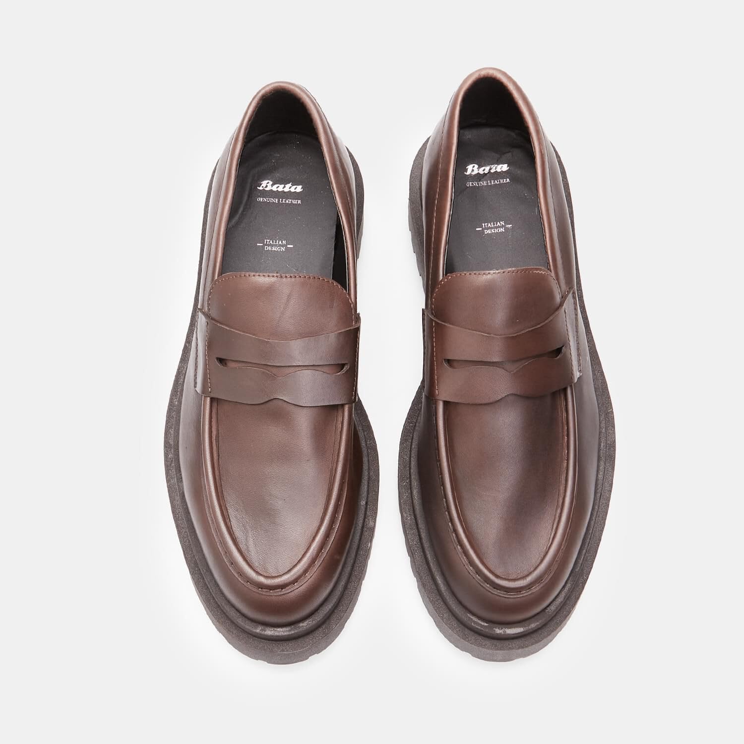 Bata Mocassins cuir homme chaussure ville élégante