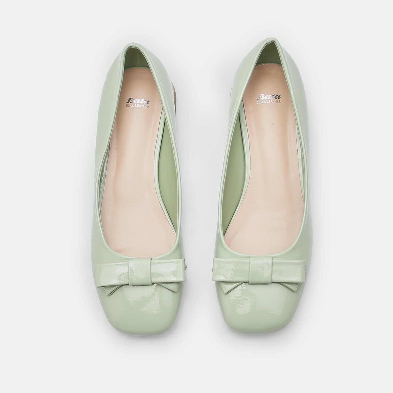 Bata Ballerines femme verte verde confortable