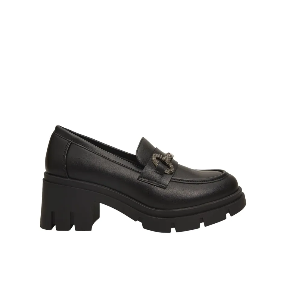 Bata Red Label Mocassins Femme Talon Midi Barrette
