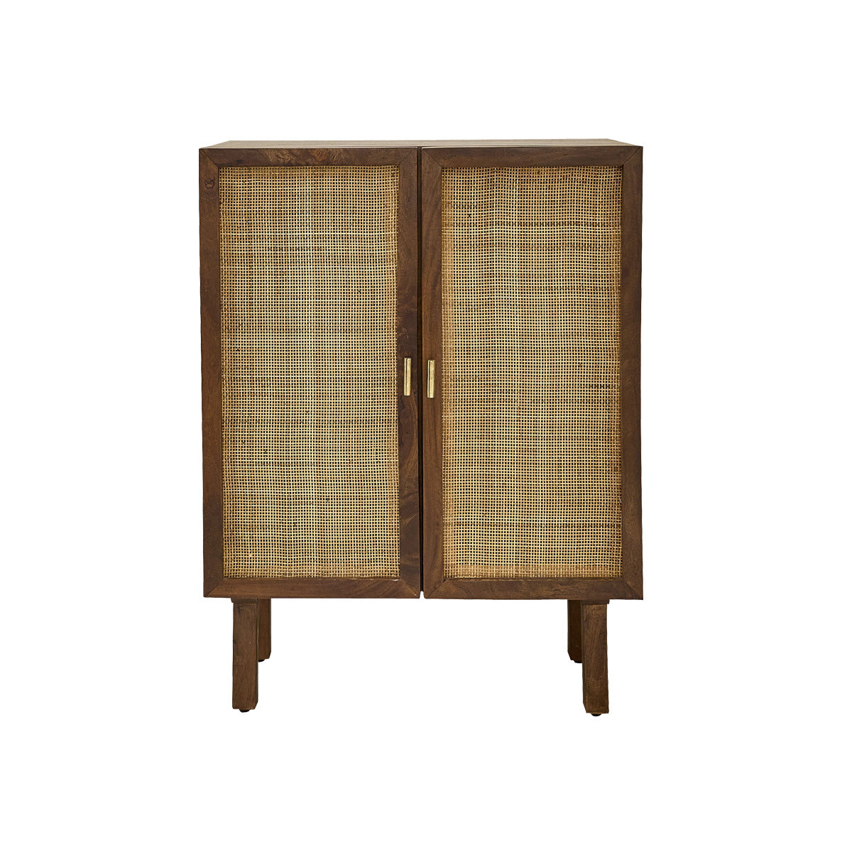 Berah Getah Raphael buffet manguier cannage noyer 68 cm
