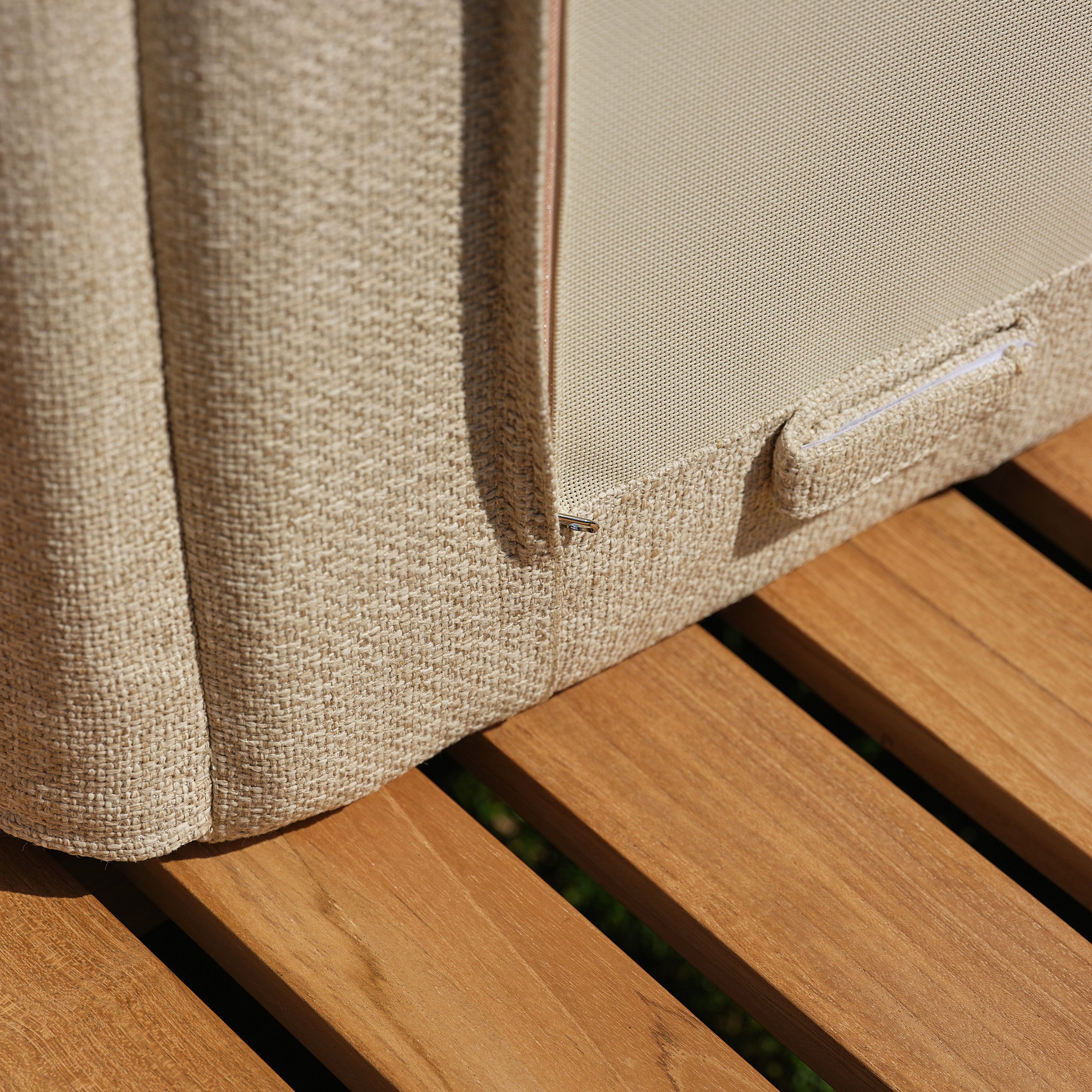 Berah Getah Palombaggia bain de soleil teck beige chiné