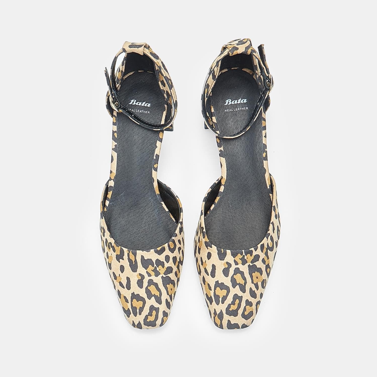Bata Ballerines Mary Jane cuir noir femme