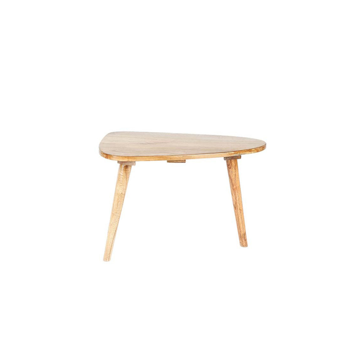 Berah Getah Odda table basse mindi 62 cm galet