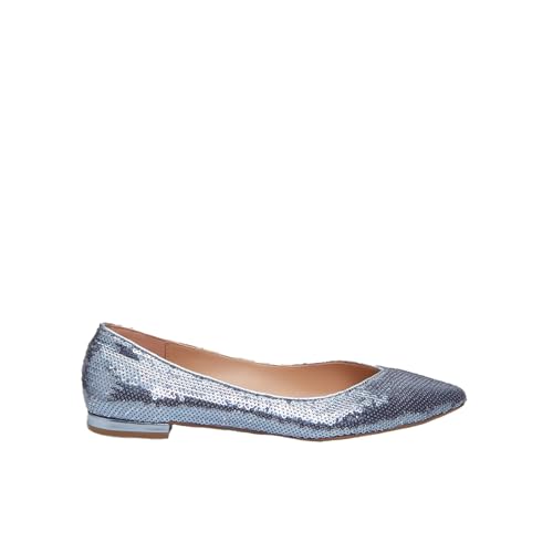 Bata Ballerines paillettes ballerines femme bleu 40 EU bout allongé