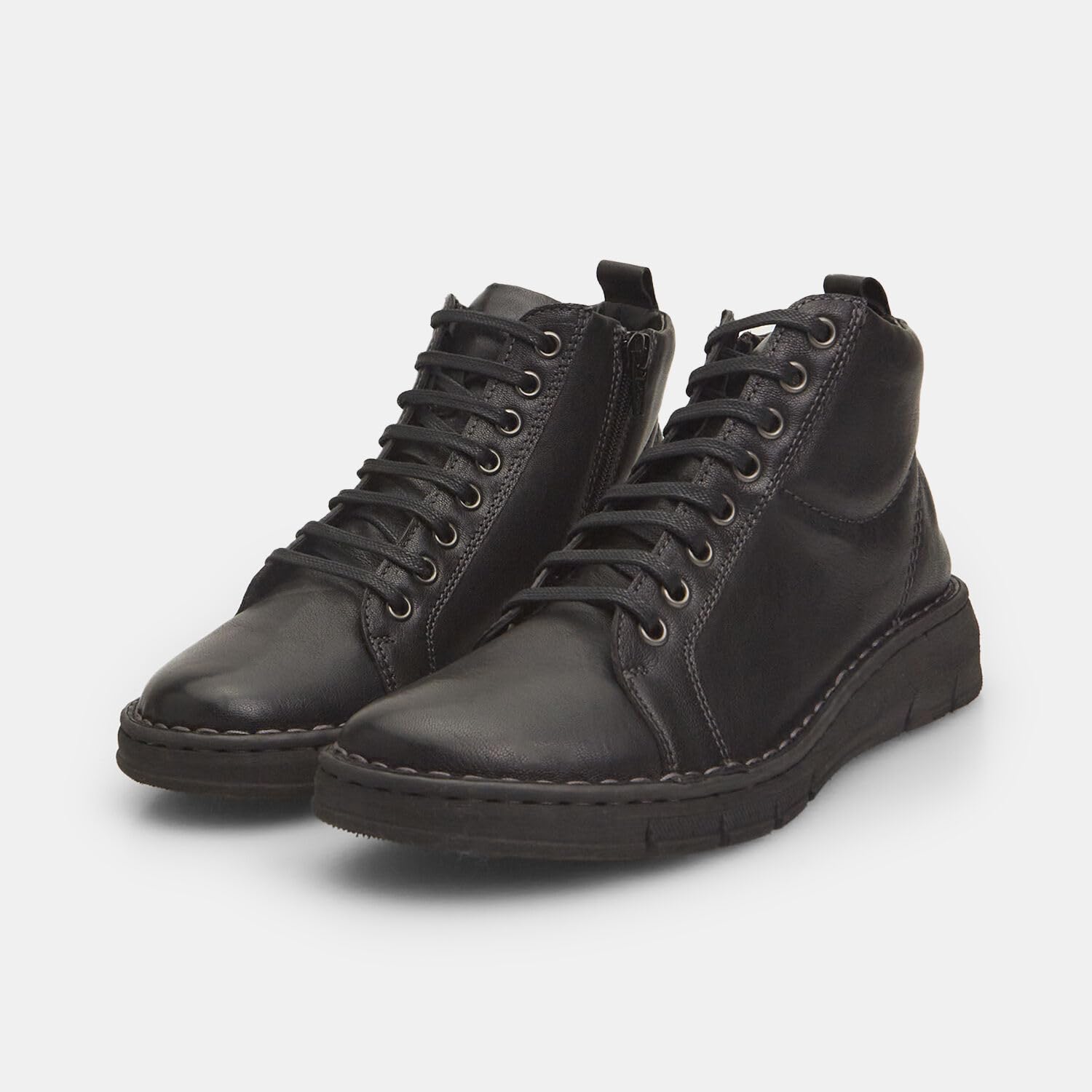 Bata Bottines Cuir Femme Lacets Zip 36 EU – Boots