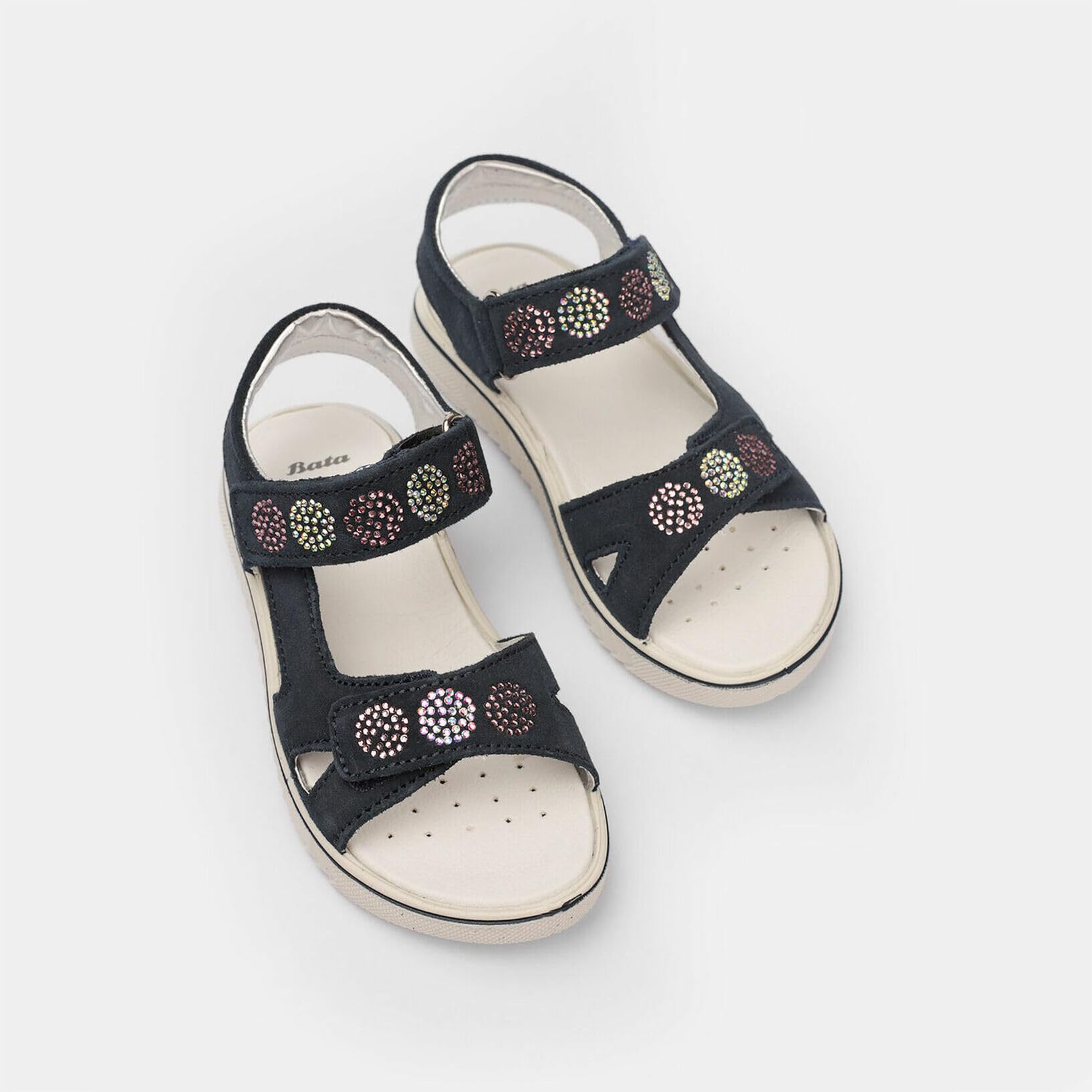 Bata sandales daim fille été plates