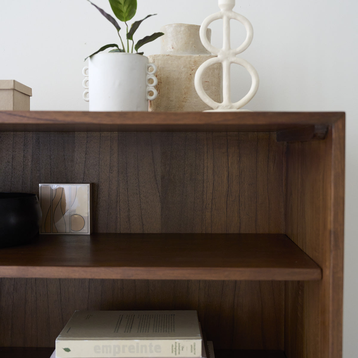 Berah Getah VINTAGE Bibliothèque mindi noyer 85 cm