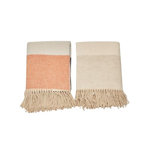 Bata foulard à franges femme coton 170 cm