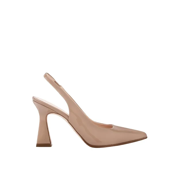 Bata slingbacks cuir femme talon 10 cm bride