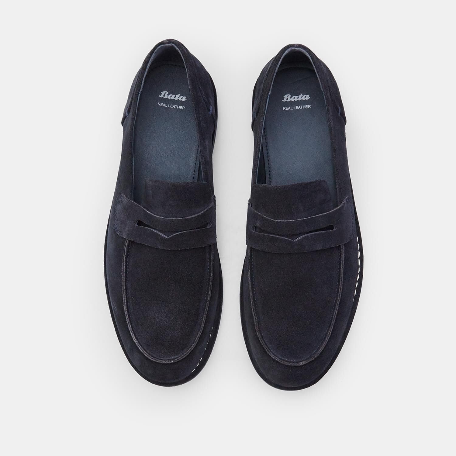 Bata mocassins homme daim confort ville