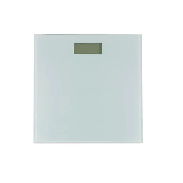 Andrea House Baño pèse-personne verre blanc salle de bain