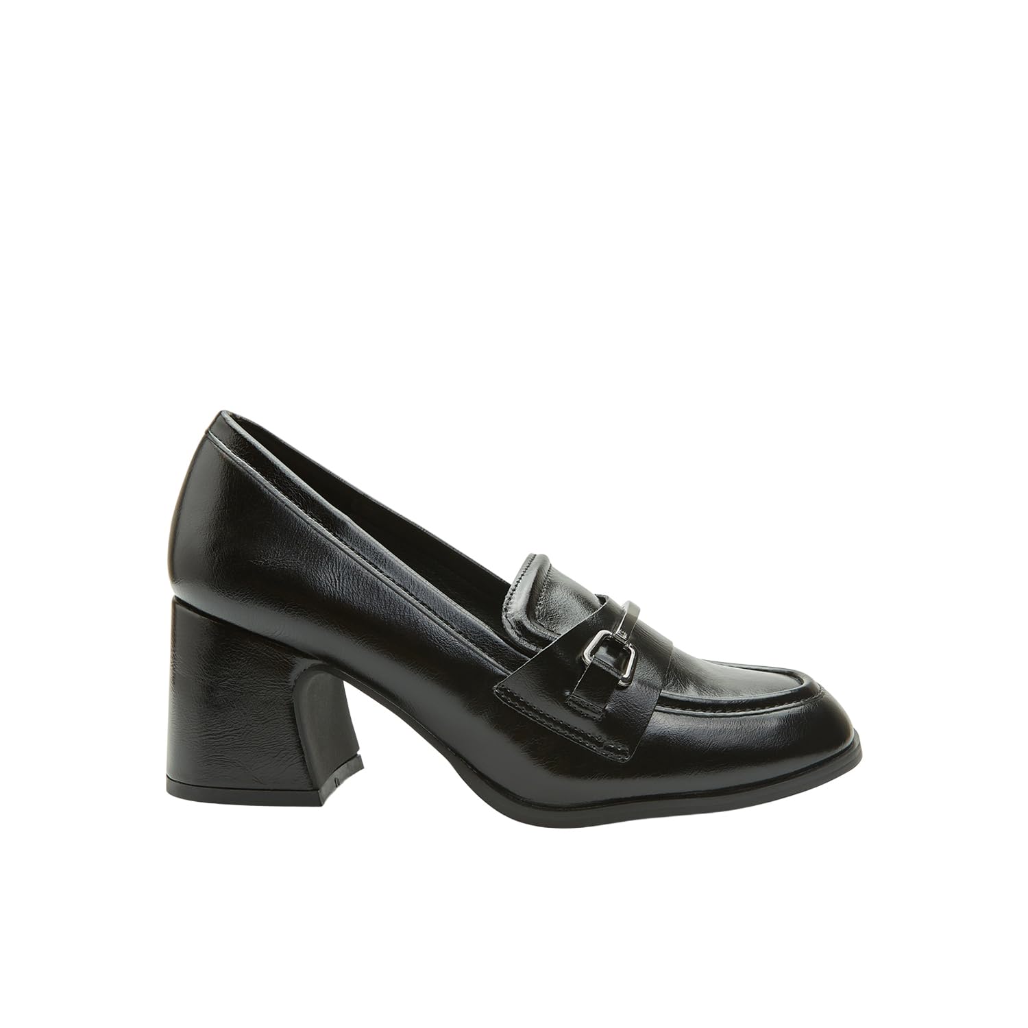 Bata mocassins femme talon urbain confort