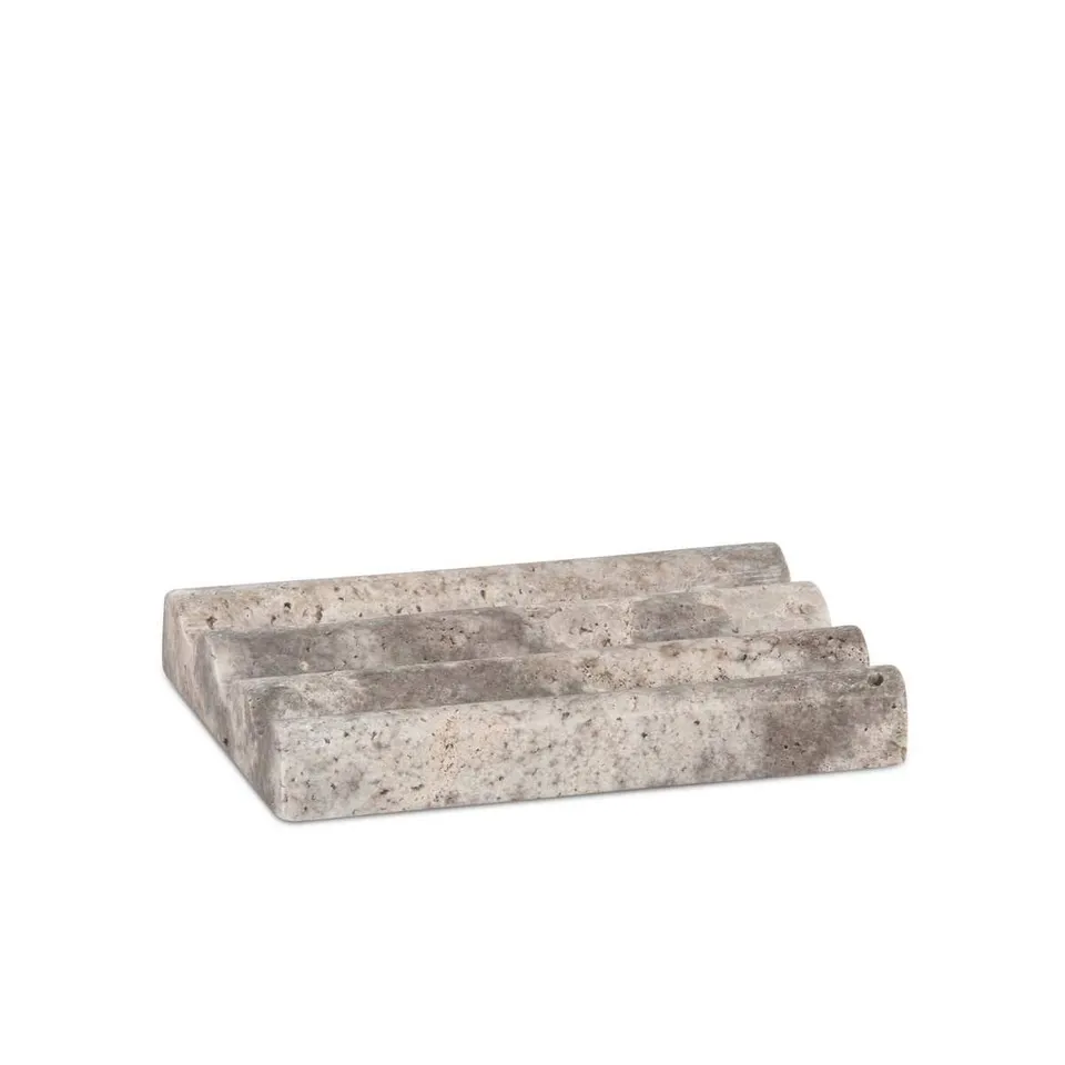 Andrea House porte-savon marbre gris salle de bain