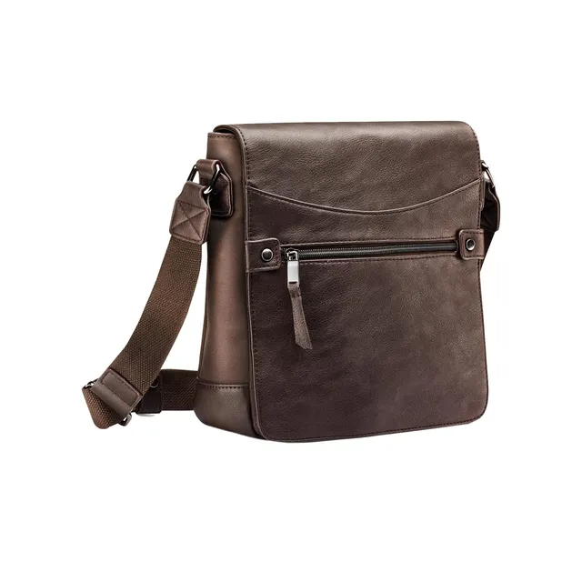 Bata Sacs sacoche bandoulière homme marron zippée