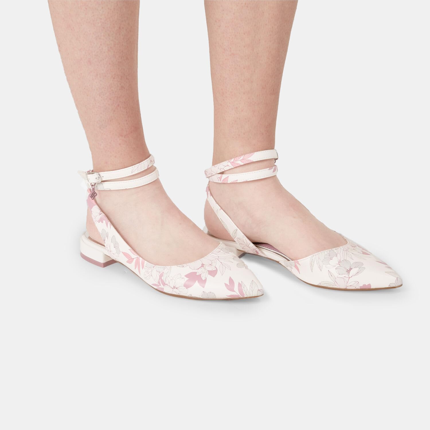 Bata Red Label ballerines slingback floral bride
