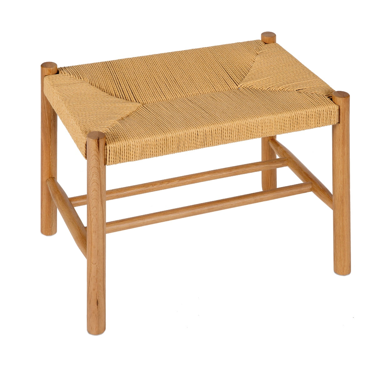 Andrea House tabouret bois chêne classique bain