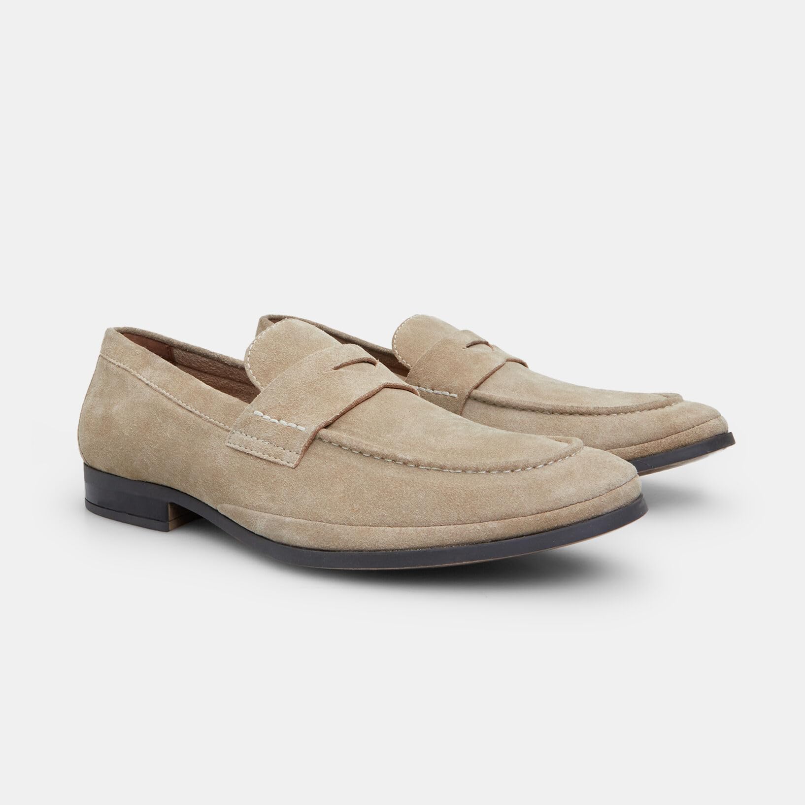 Bata Mocassins suédine homme ville plats