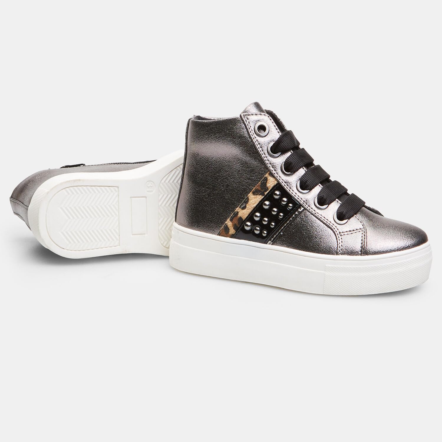 Bata Sneakers montantes fille chaine etoile baskets confort