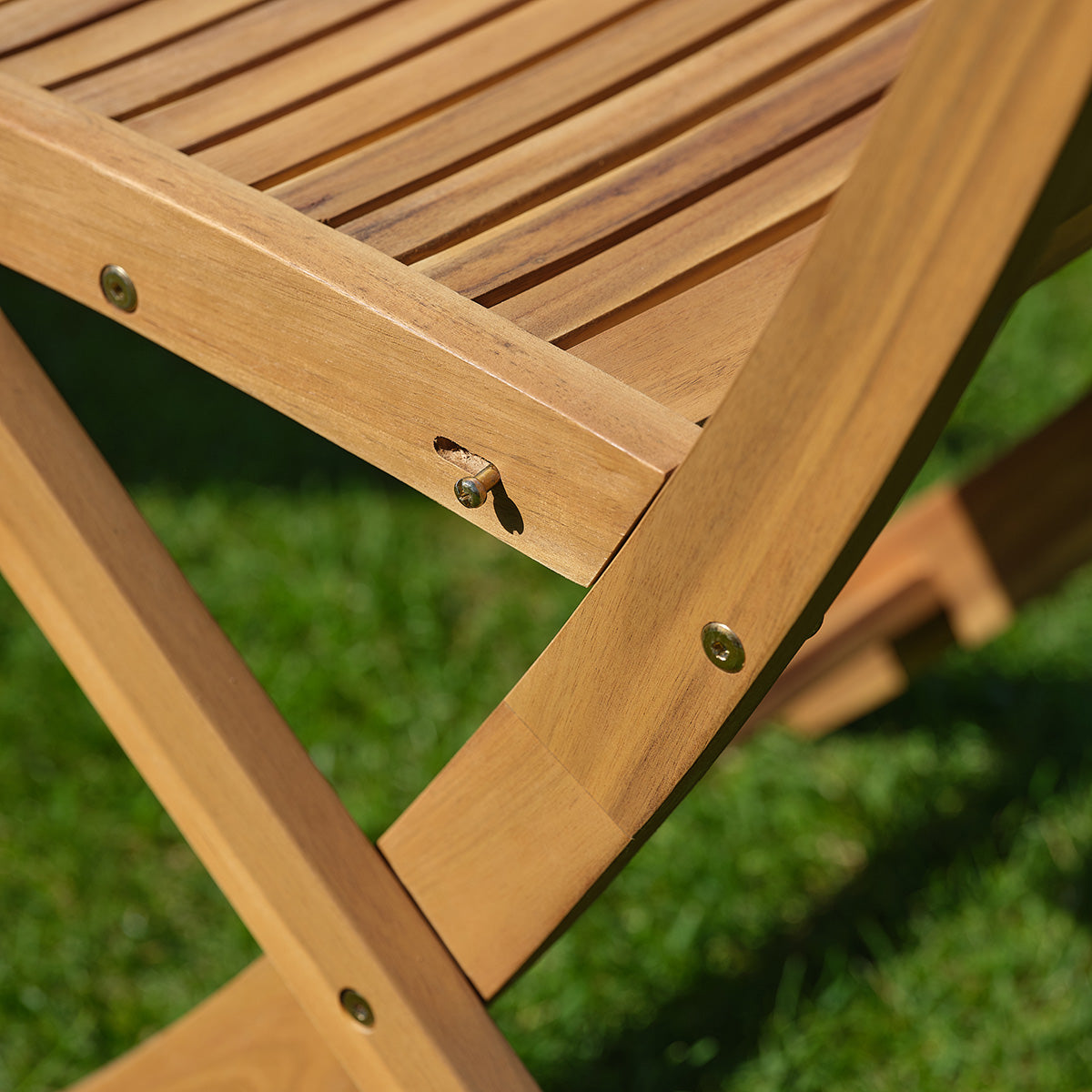 Berah Getah Milos salon de jardin acacia 4 personnes pliable