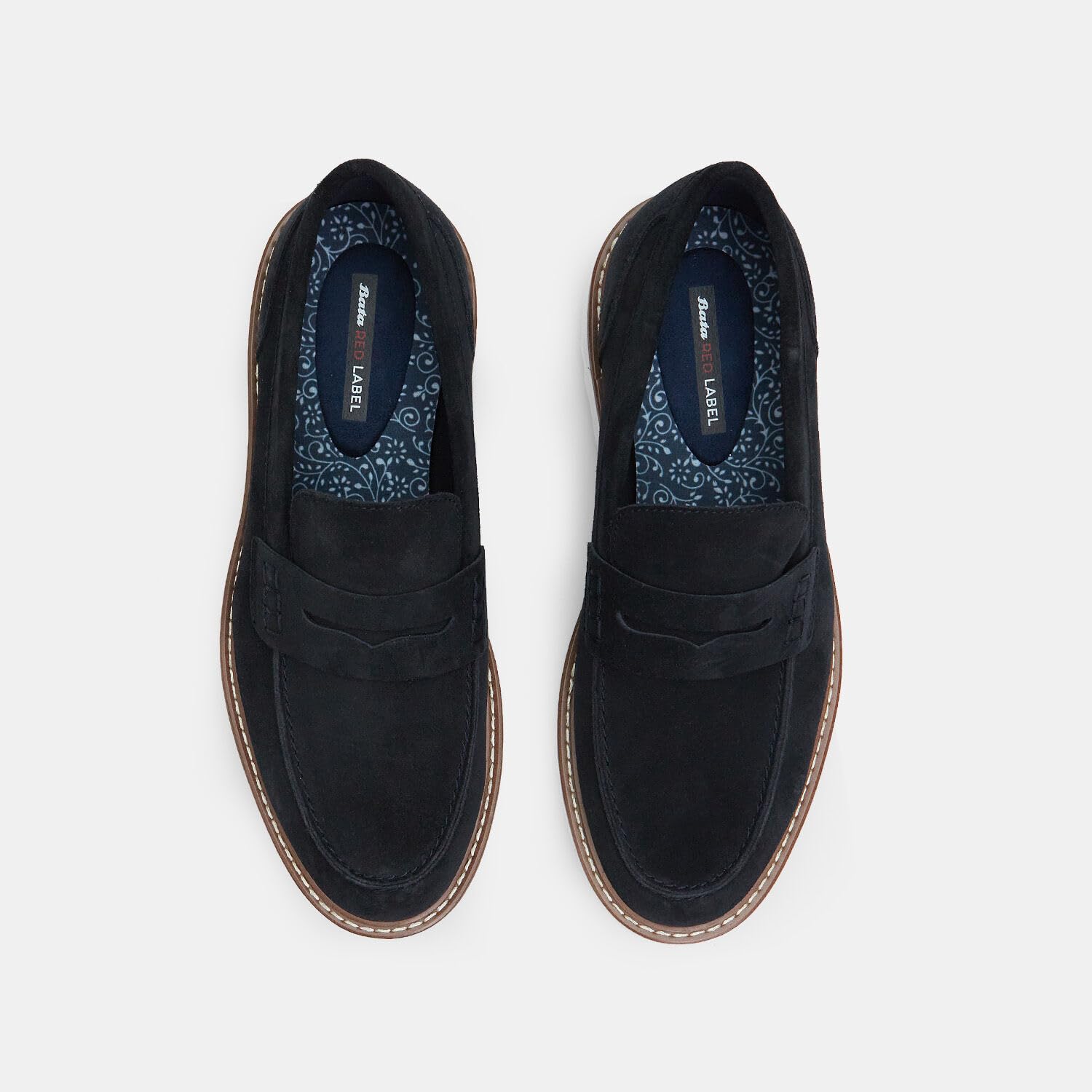 Bata Red Label Mocassins Homme Daim Modèle Confort