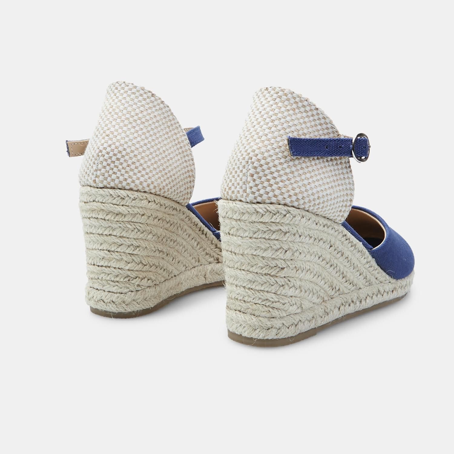 Bata Espadrilles Femme Bleu Légères 38-41