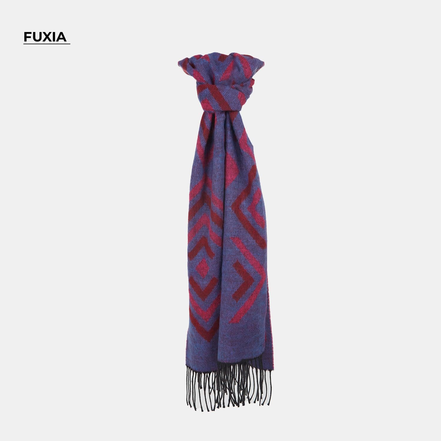 Bata Écharpe femme motifs foulard à franges