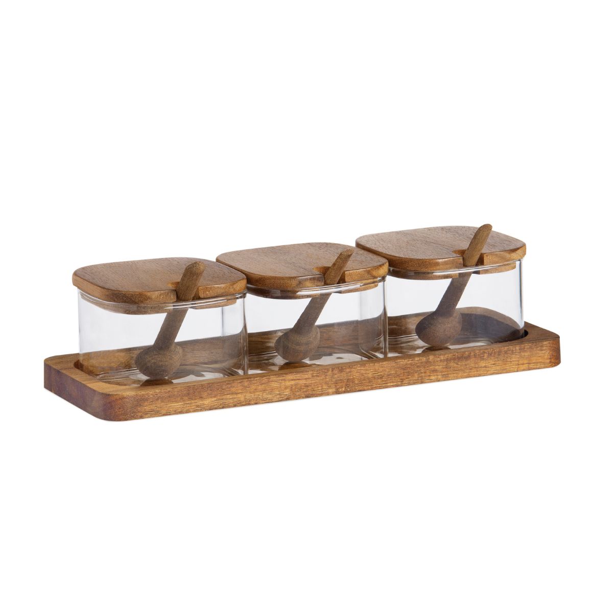 Andrea House Cocina bocaux en verre bois naturel cuisine