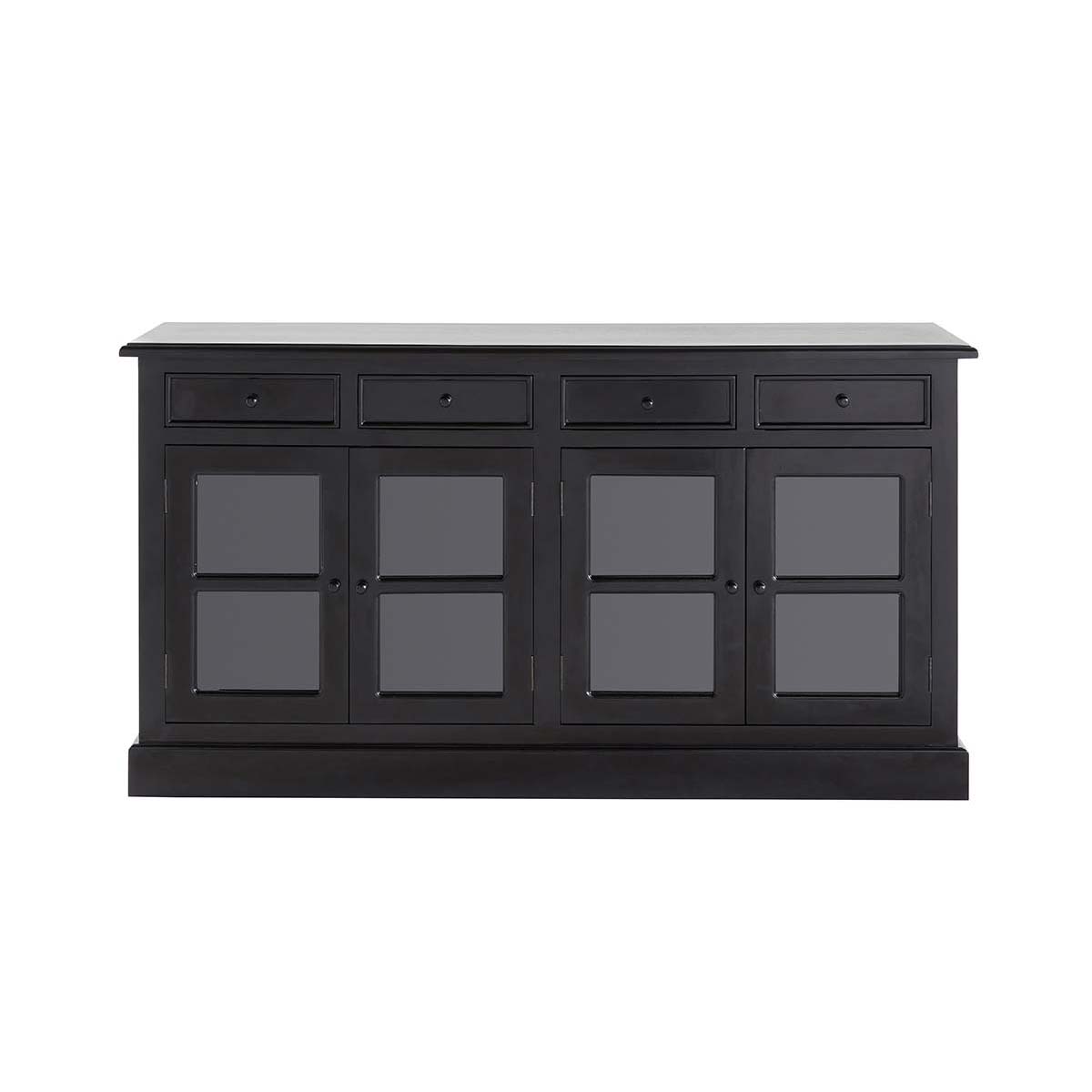 Berah Getah Bastide buffet acajou 160 cm 4 tiroirs