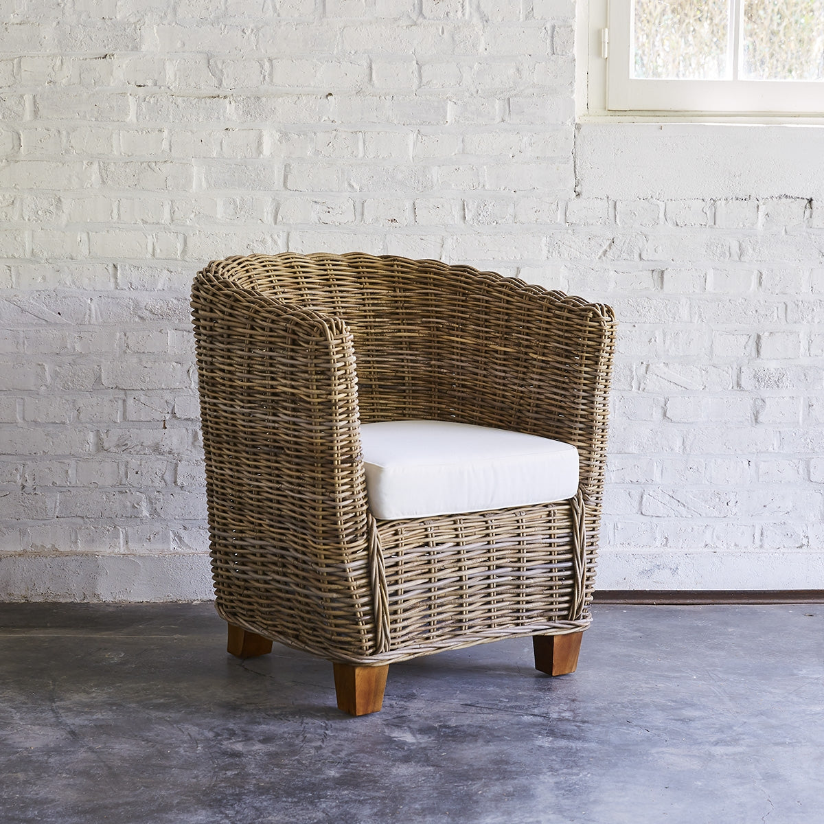 Berah Getah Musa fauteuil jardin kubu naturel rond