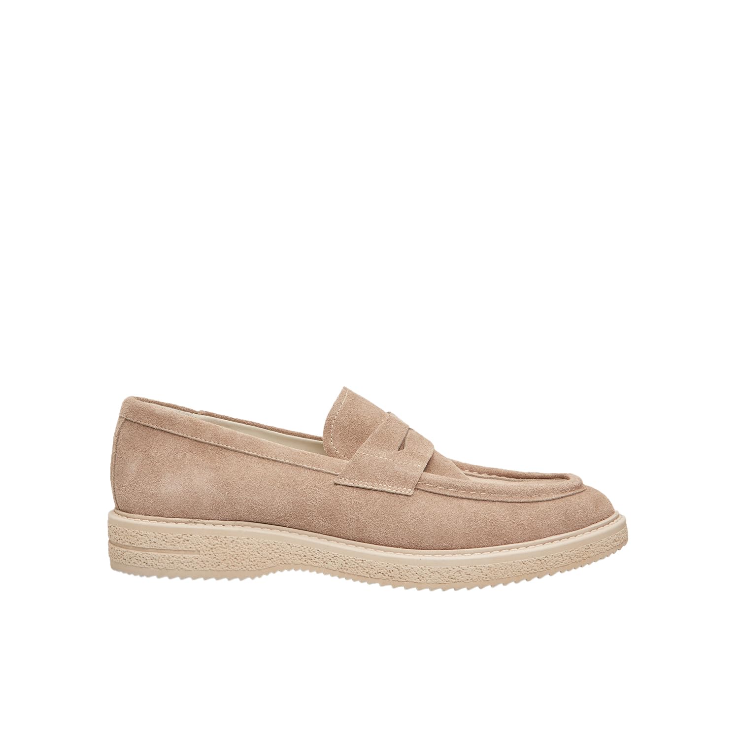 Bata mocassins homme suédine doublure cuir confort ville
