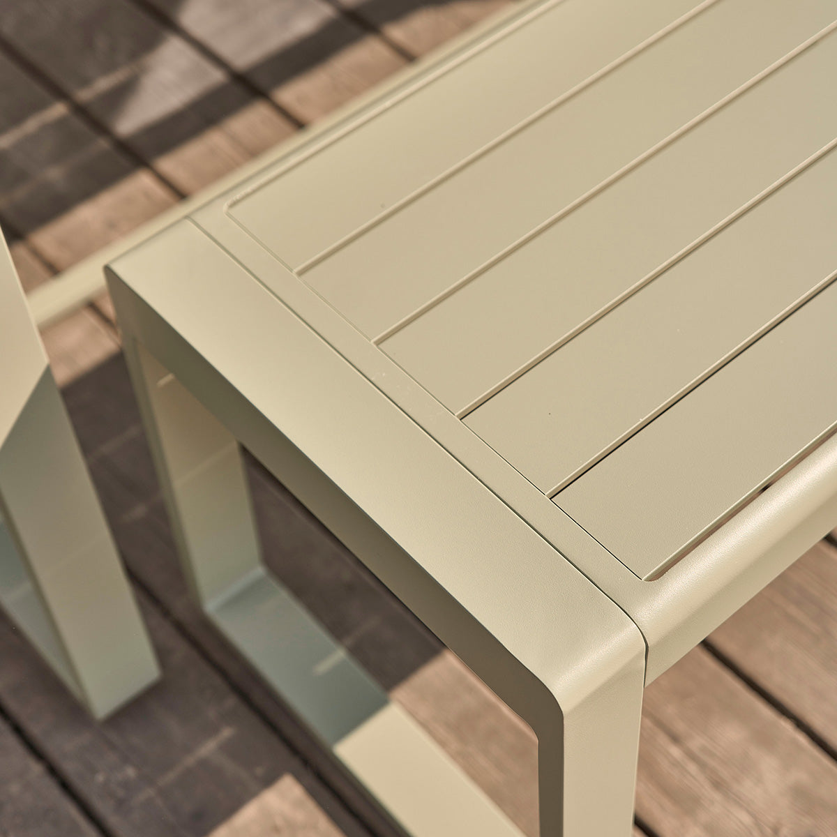 Berah Getah SÉLÈNE Salon jardin alu vert 4/6 pers.
