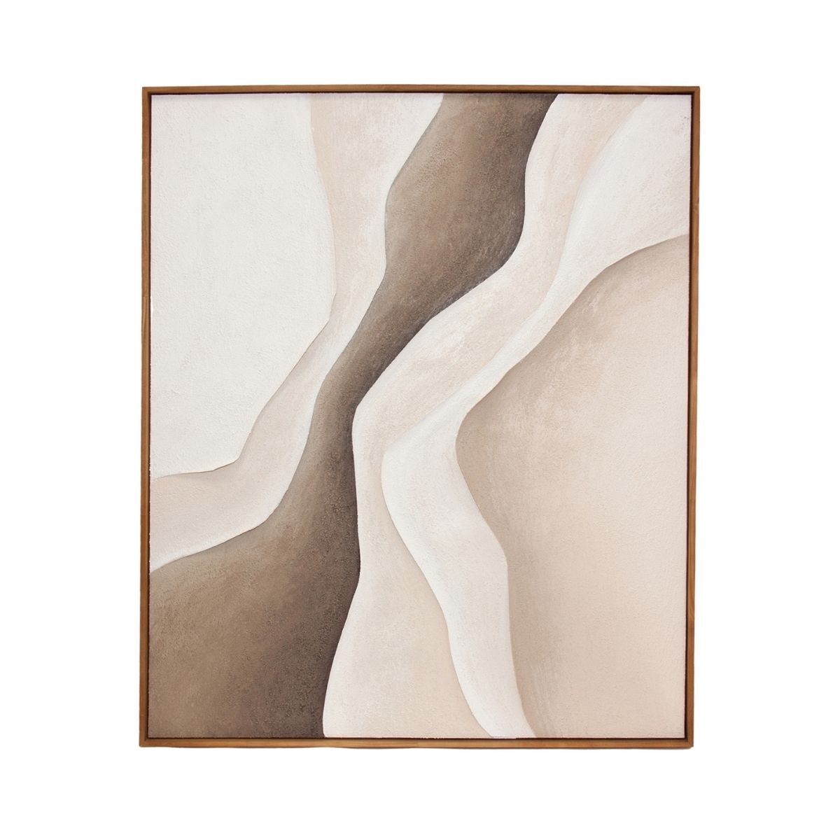 Andrea House Sahara tableau abstrait beige 80x100 cm