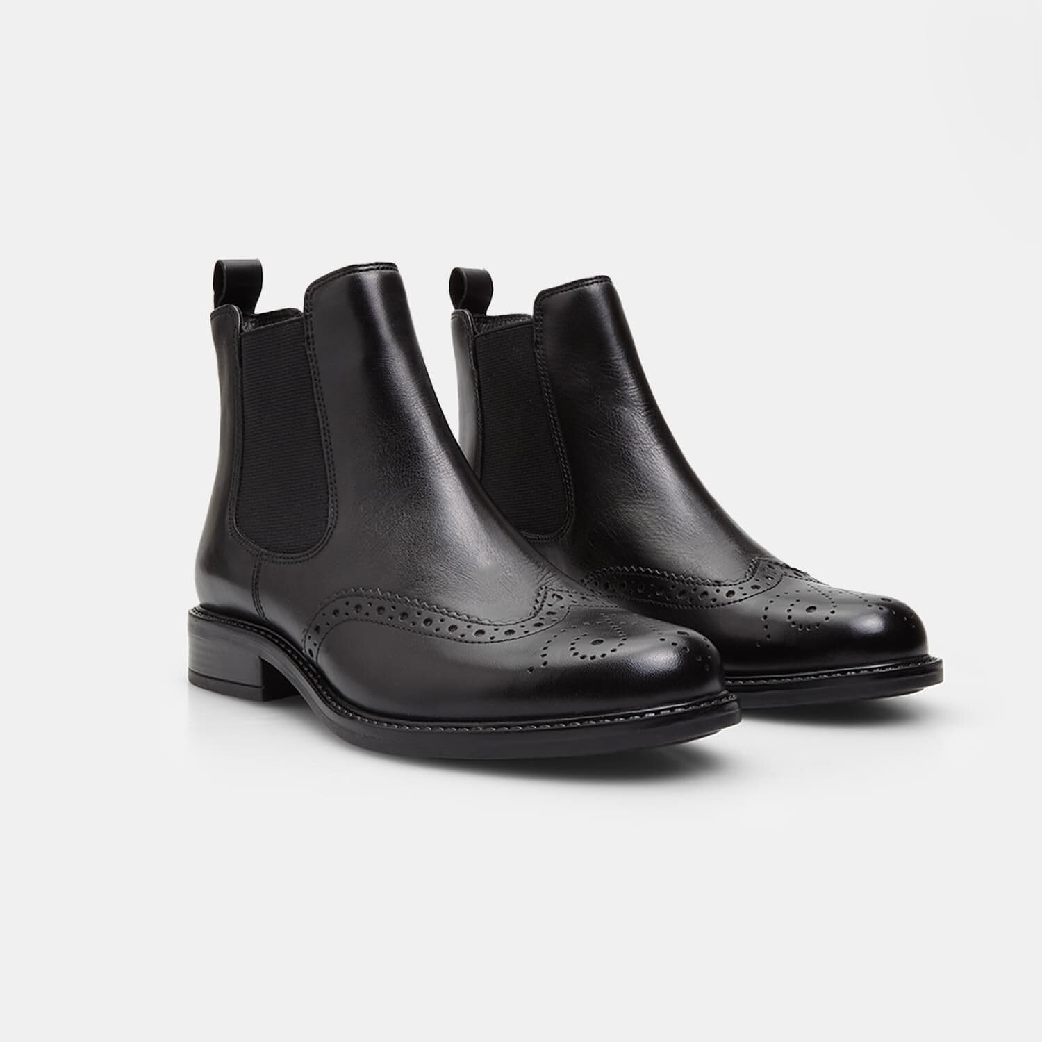 Bata Bottines femme cuir chelsea brogue