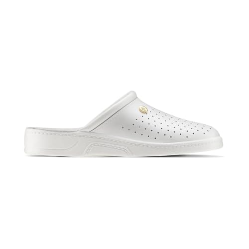 Bata Slip On chaussons cuir homme confort maison