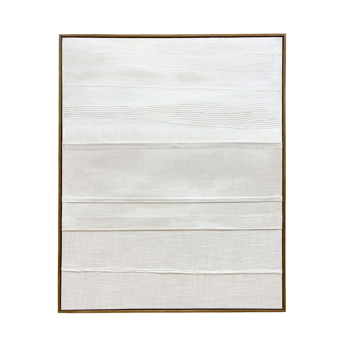Andrea House Java tableau abstrait blanc 80x100 cm
