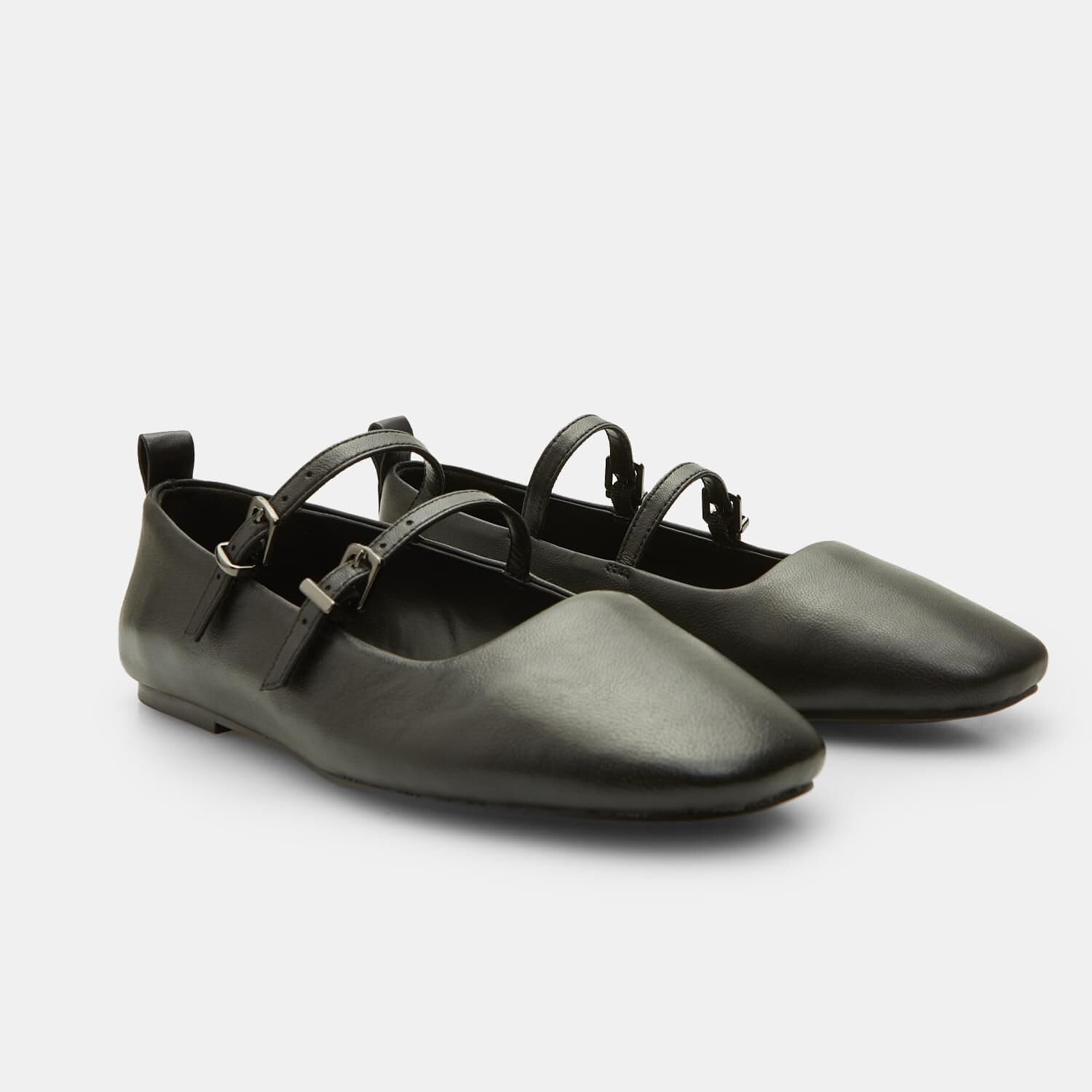 Bata Ballerines cuir femme 36 EU double sangle