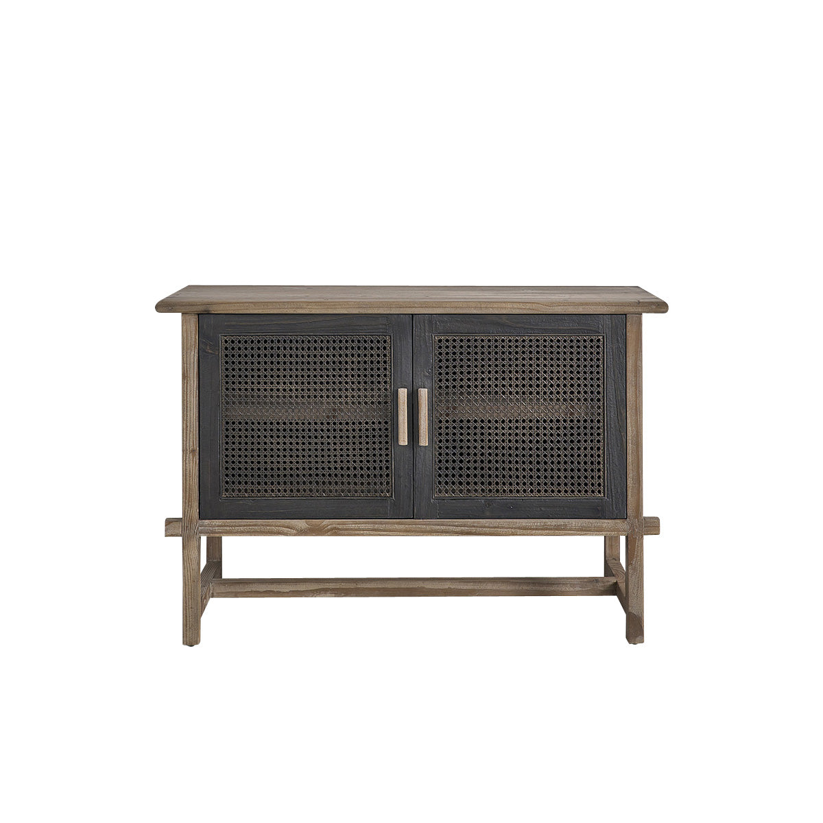 Berah Getah Junko buffet bois recyclé 120 cm cannage