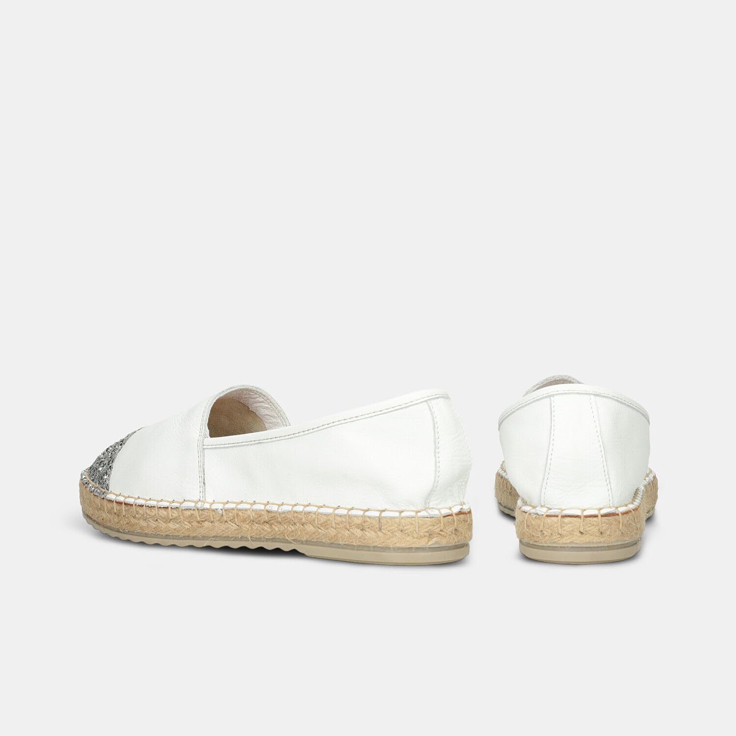 Bata espadrilles cuir femme plates été confort