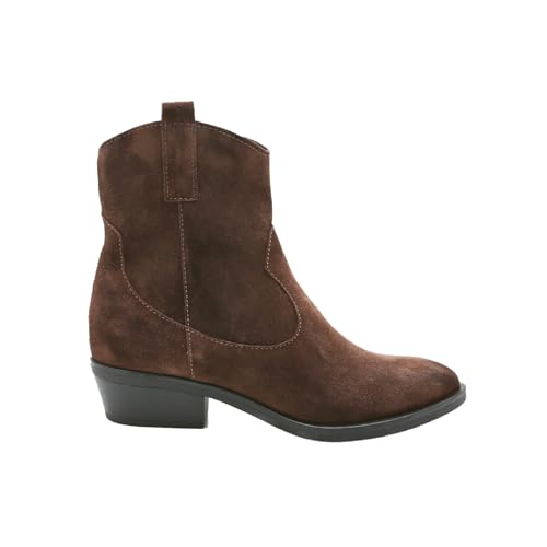 Bata Bottines cow-boy femme en daim 36 EU à talon