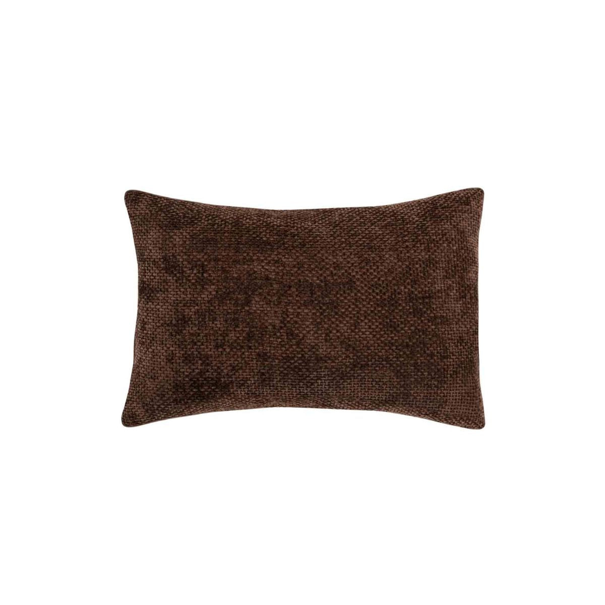 Andrea House Textil coussin déco chenille marron 40x60