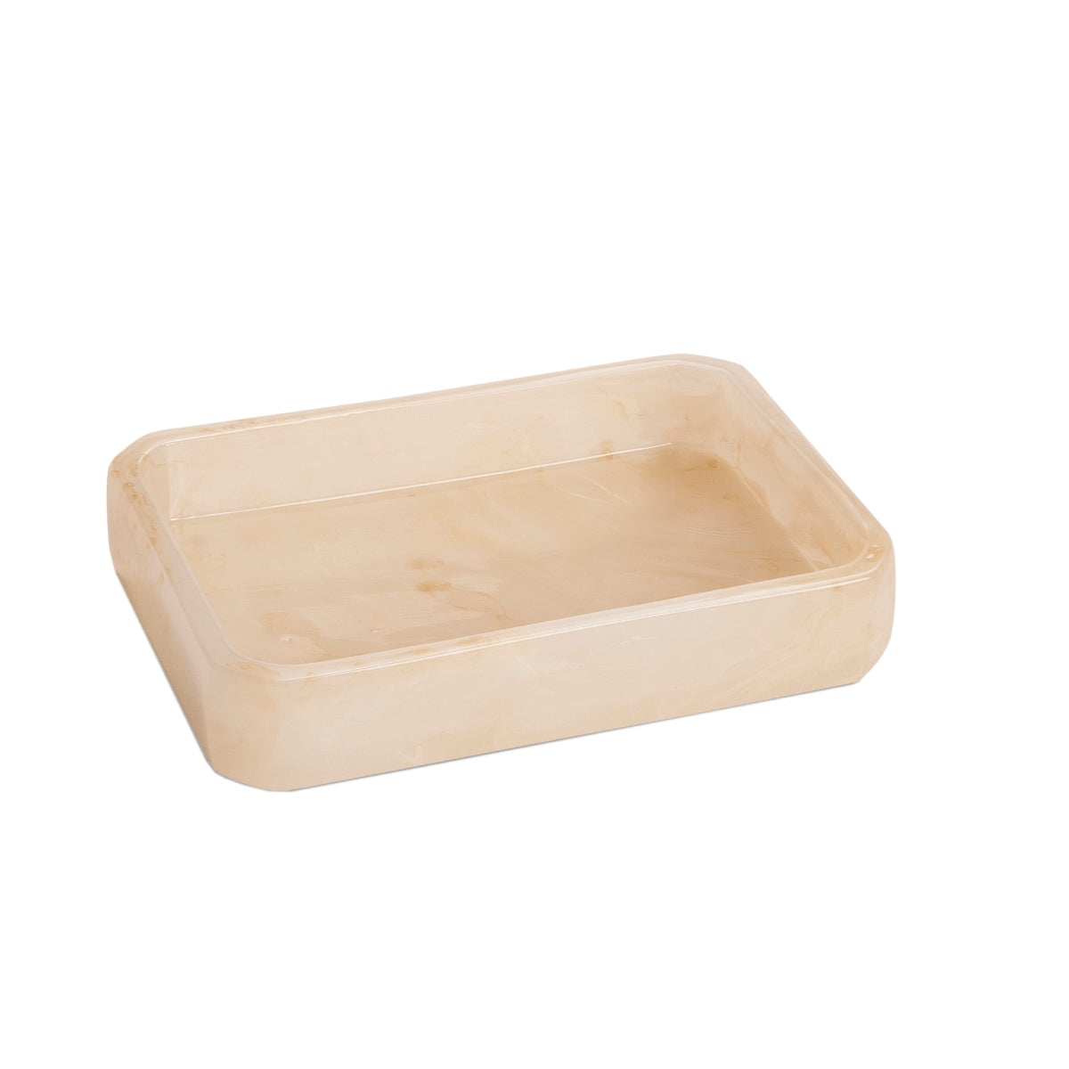 Andrea House porte-savon vintage résine blanche