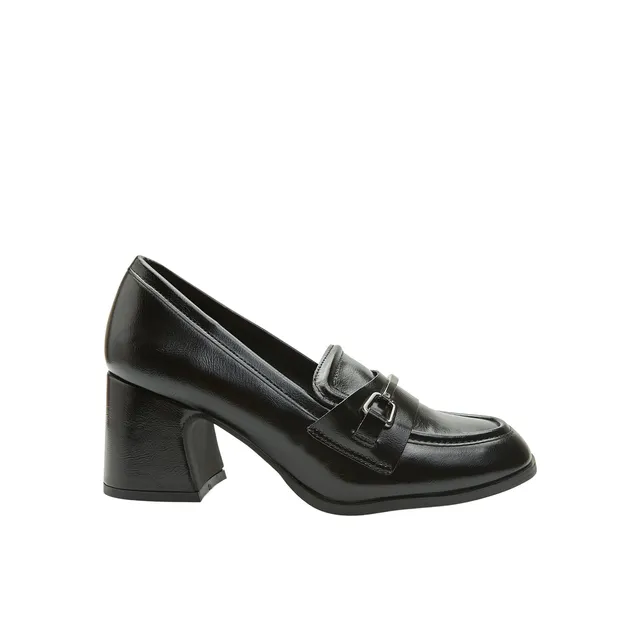 Bata mocassins femme talon urbain confort
