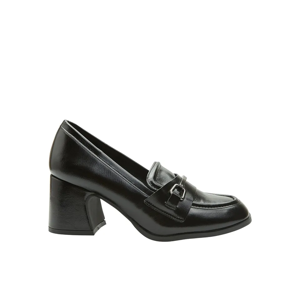 Bata mocassins femme talon urbain confort