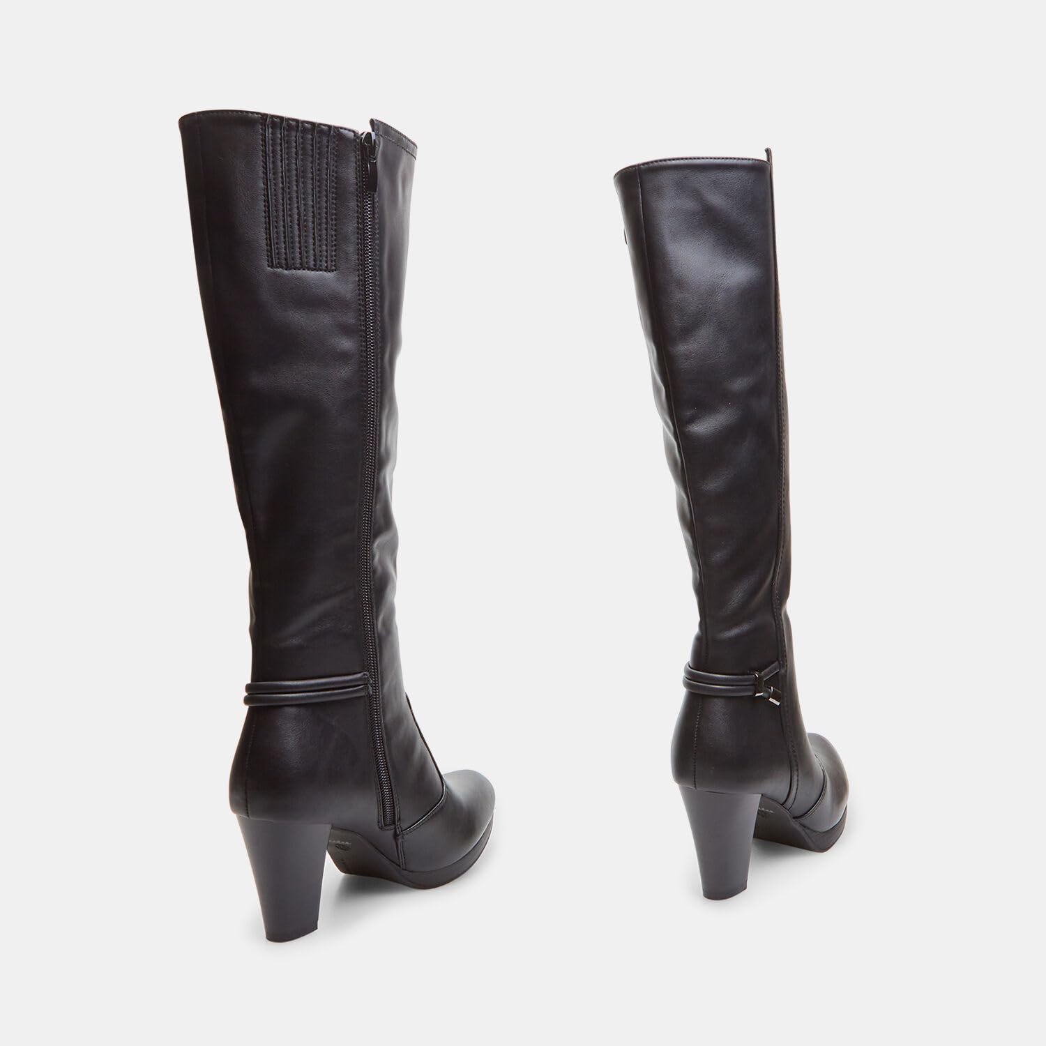 Bata Bottes hautes femme talon large