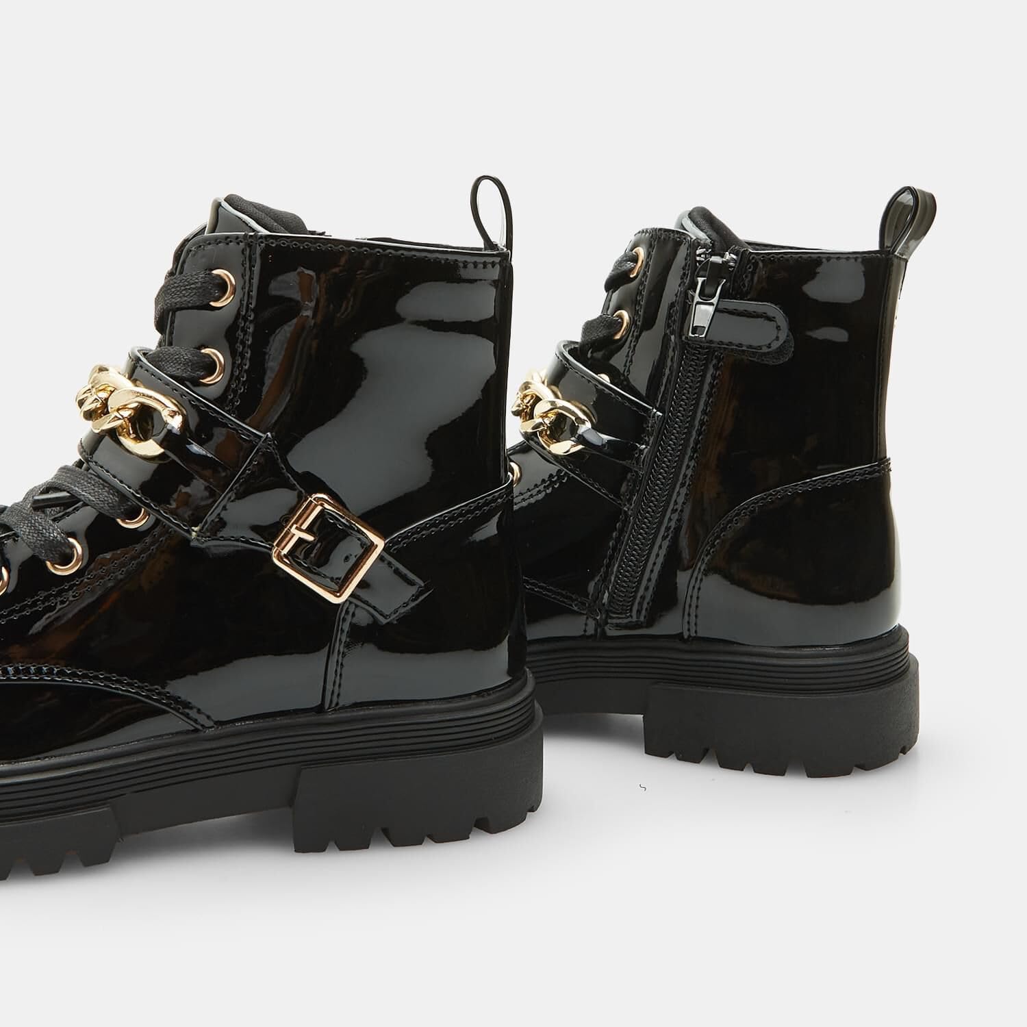 Bata bottines fille chaîne brillantes antidérapantes
