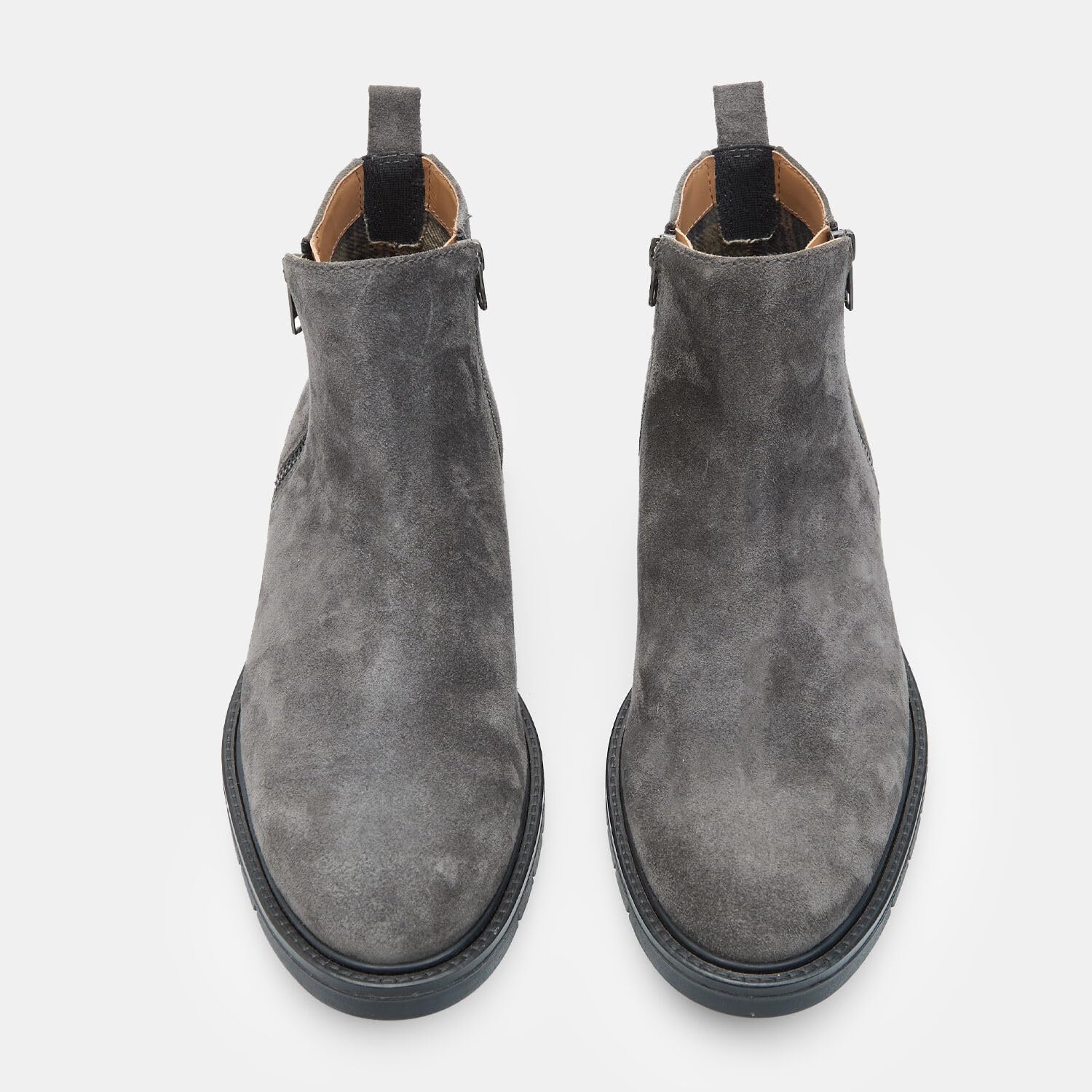 Bata Bottines daim homme zip fermeture éclair confort