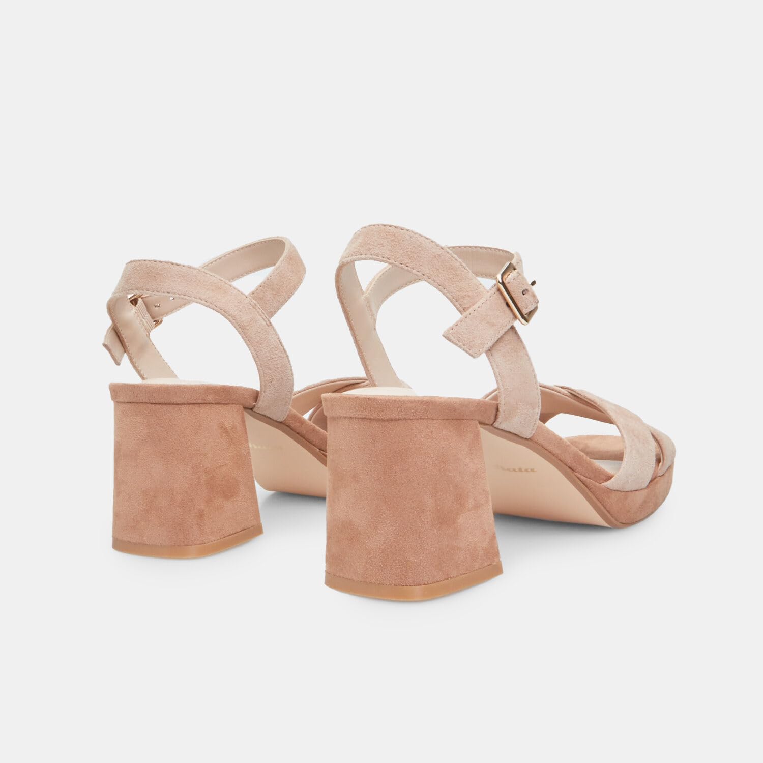 Bata Sandales daim femme talon 7 cm plateforme