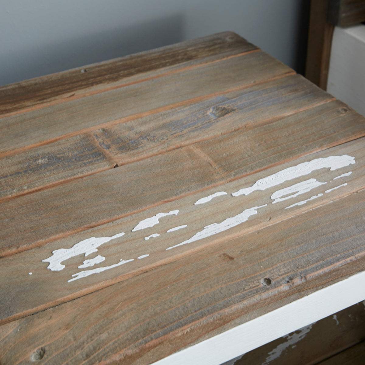 Berah Getah Honfleur table chevet bois recyclé 30 cm